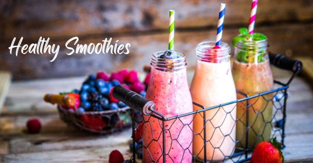 healthy smoothies jar